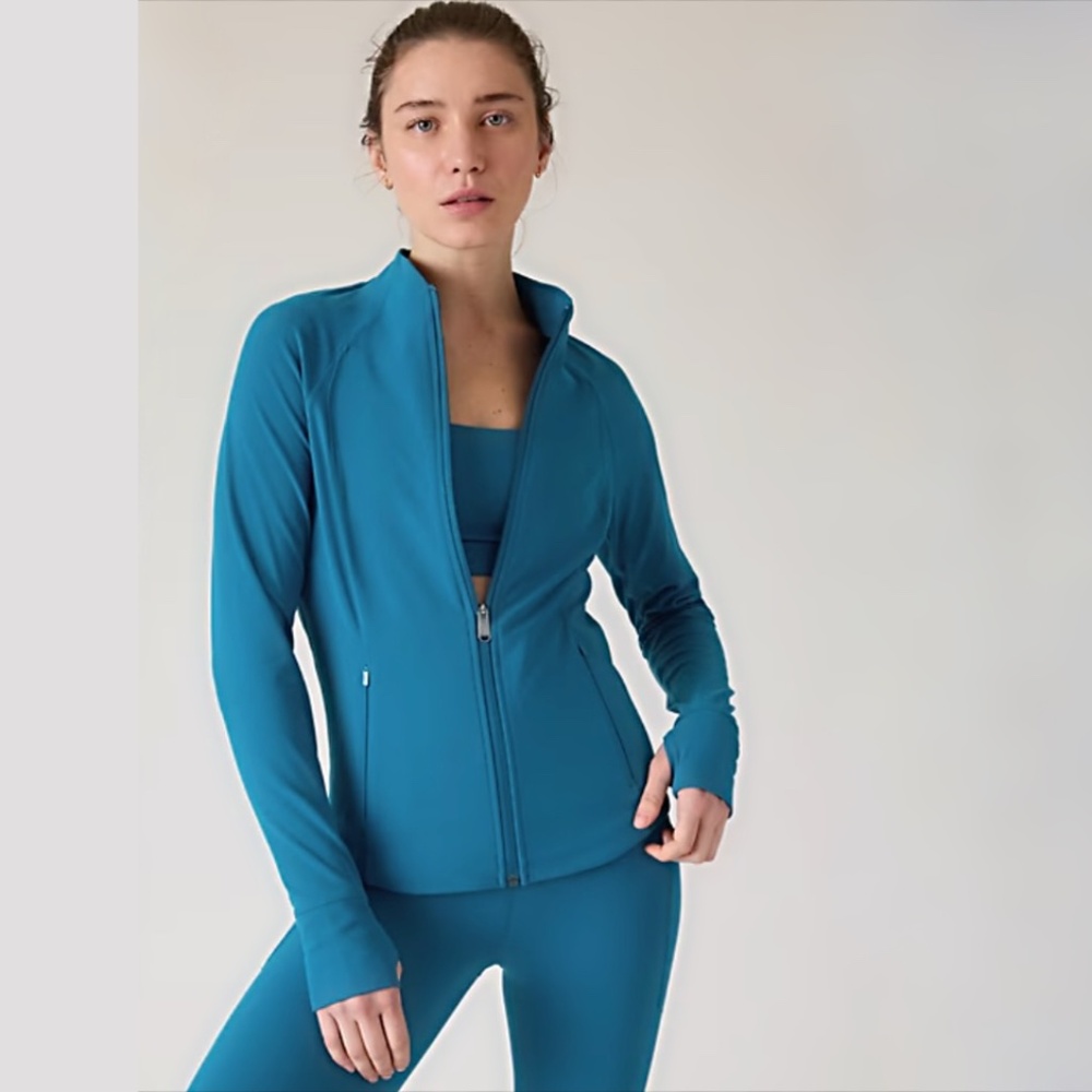 ATHLETA Salutation Jacket Blue